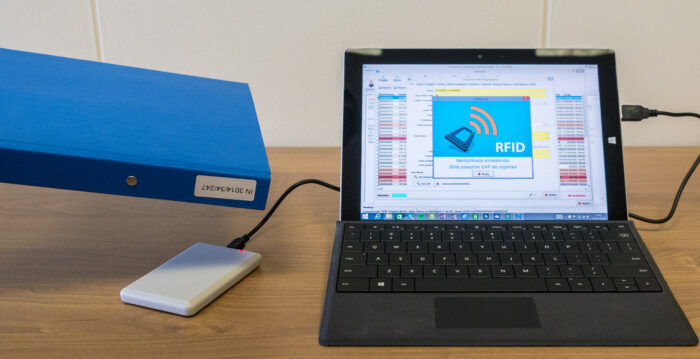 Ewidencja dokumentów i akt czytnik RFID